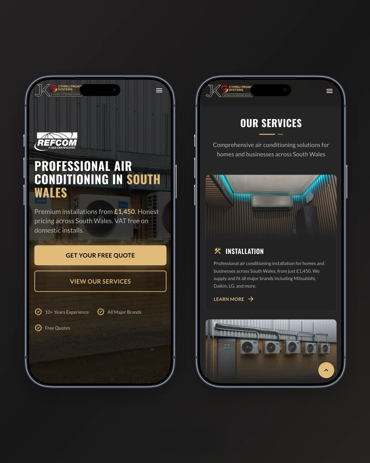 Cymru ProAir Systems website