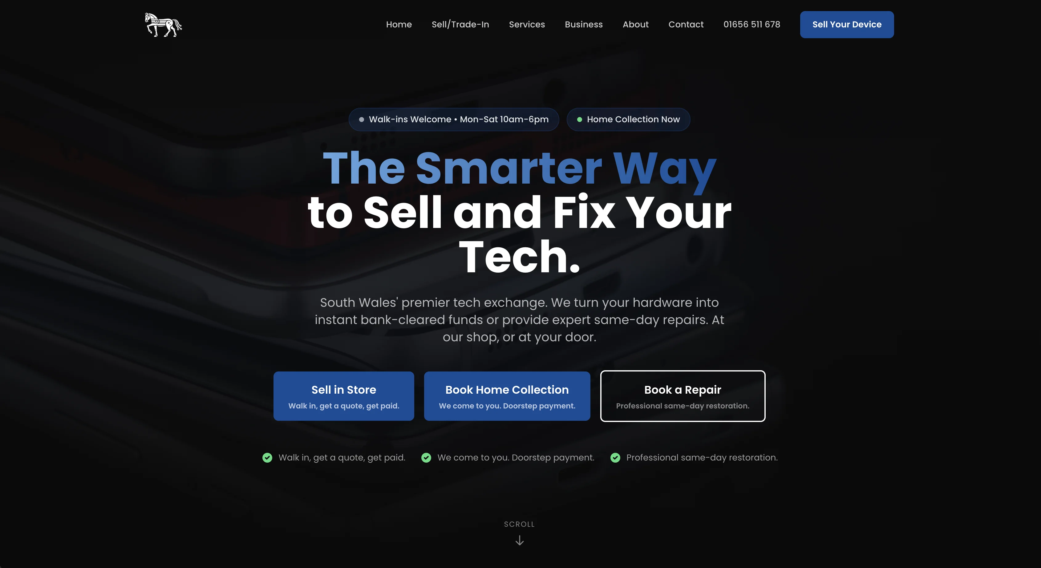 Silicon Road website, home page
